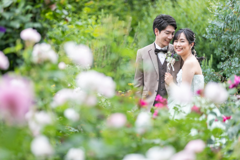 ドレスチェンジ⁂お花に囲まれてかわいい♡