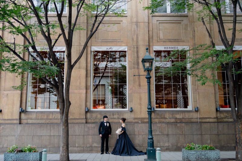 オシャレな街並みと共に♡