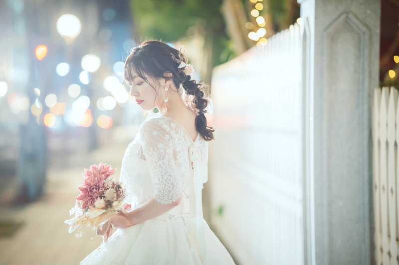 ドレス姿も綺麗です♡
