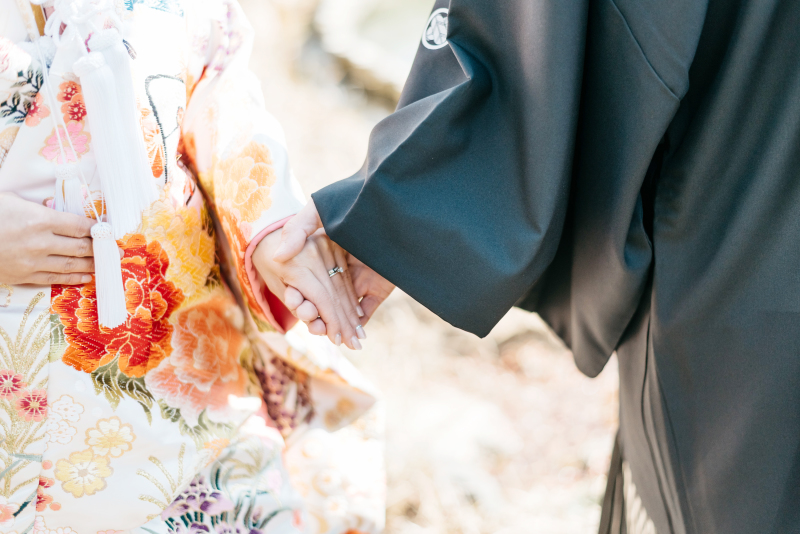 光る指輪がキラリ☆