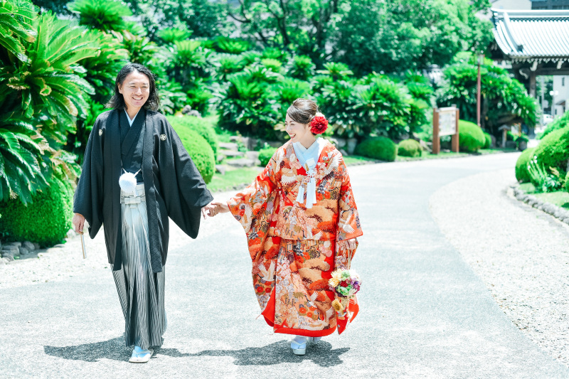 快晴なお天気で和装でお散歩!