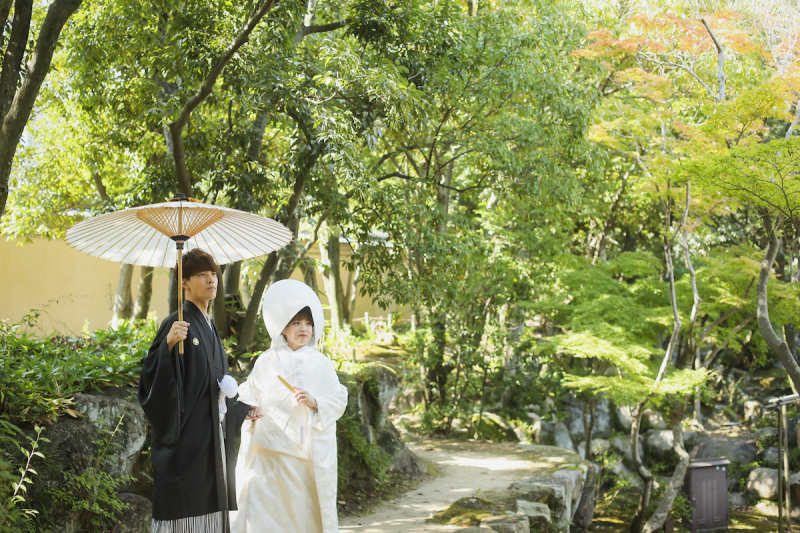緑に囲まれて2人の優雅な時間、、、♡