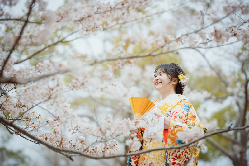 桜も新婦様も綺麗すぎます…♡