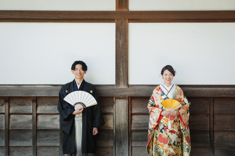 夫婦並んで♡