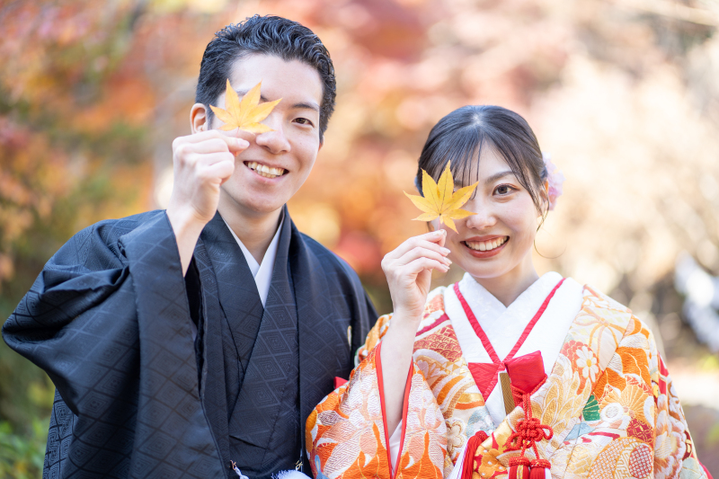 【和装1点】幸せオーラ全開！可愛らしいお二人の撮影をご紹介♡