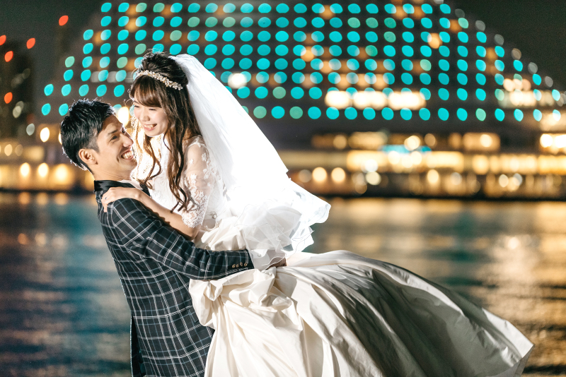 憧れの抱きつきショット