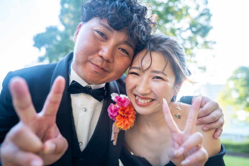 お二人の笑顔が♡