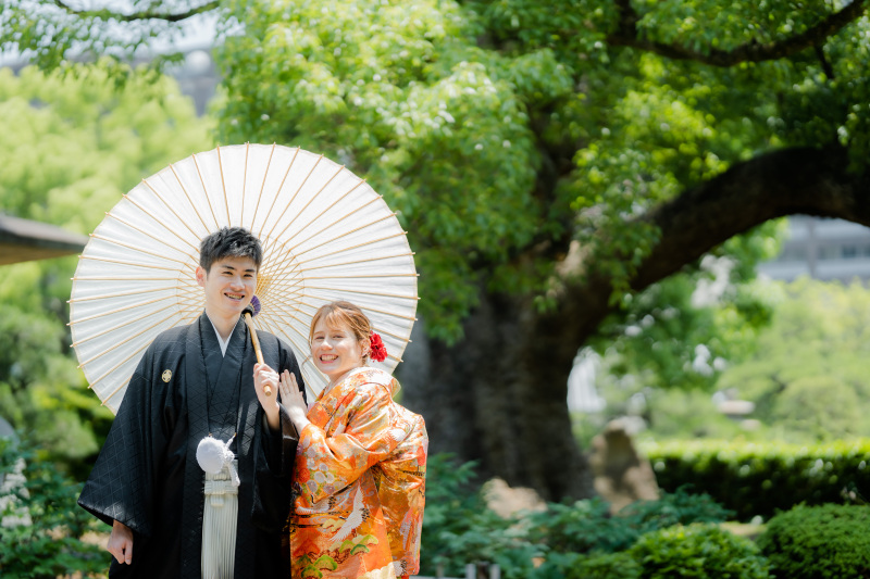 とっても可愛い相合傘にきゅん♡