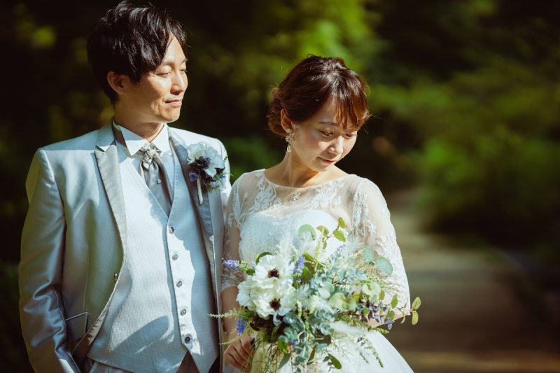 新郎さんからの愛の眼差し♡