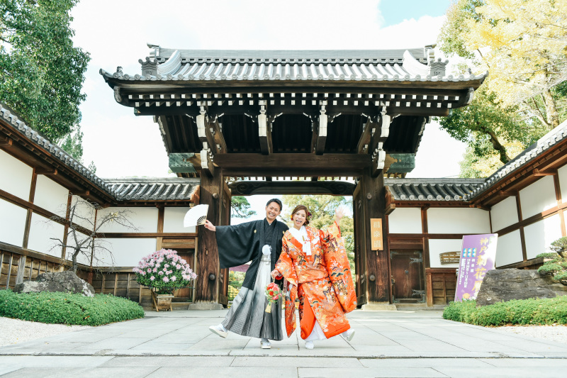 和装から撮影が始まります！