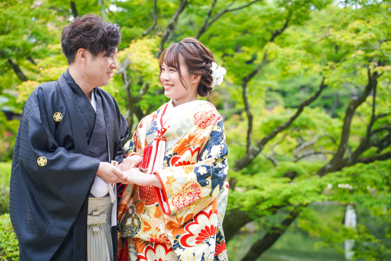 手を取り合い見つめ合う、、、♡♡