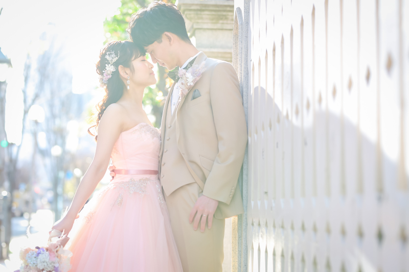洋装でもおでこコツン…♡
