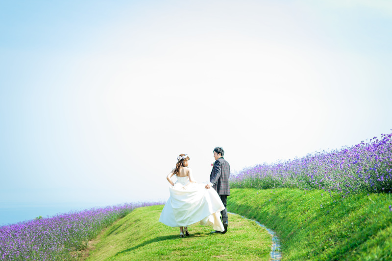 淡路島「花さじき」でロケフォト