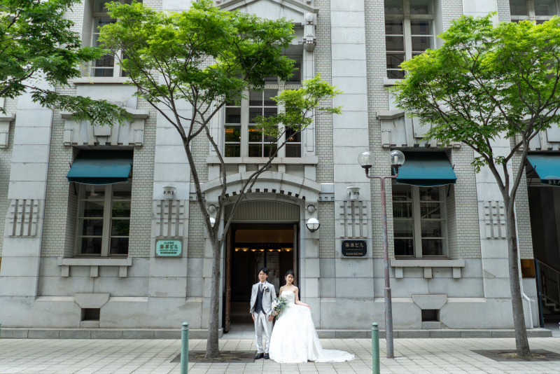 オシャレな建物と共に♡