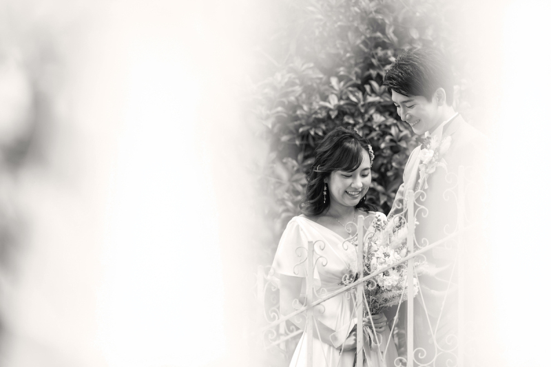 覗き込む二人の愛♡