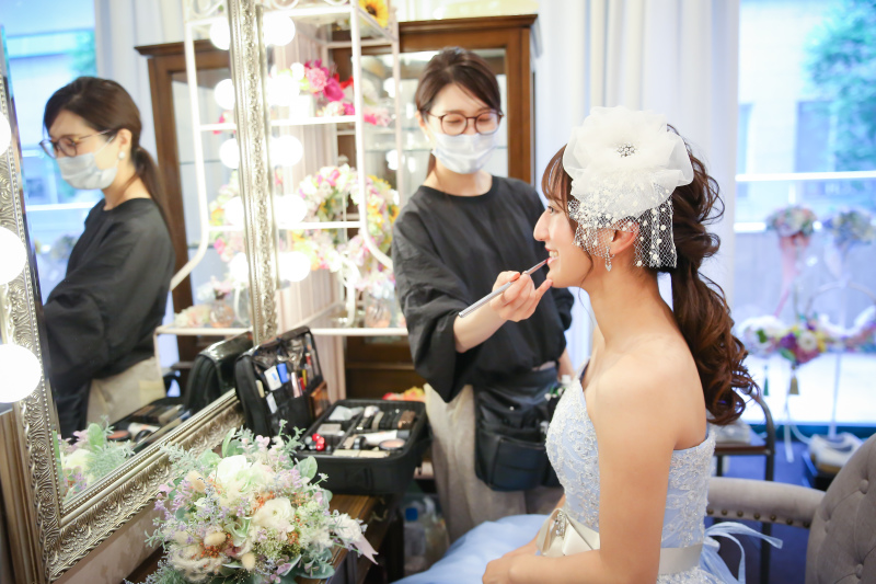 洋装にチェンジ☆お仕度ショット☆