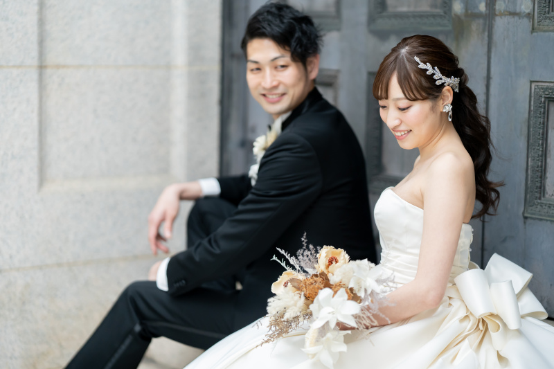 お二人の自然な表情…素敵すぎです♡