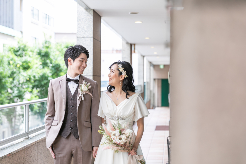 準備は整いましたっ♡ふんわり素敵なお二人です♫