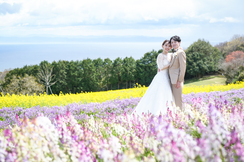 【洋装2点】お花畑の中で癒される♡神戸のお洒落スポットでも撮影!大満足な1日♡