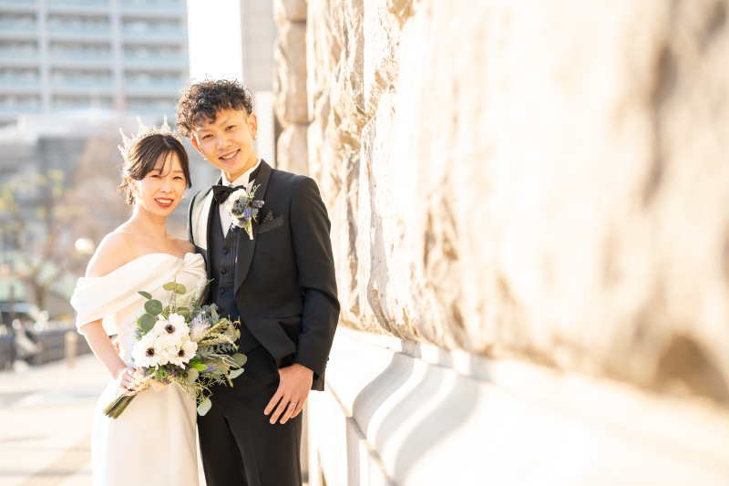 【洋装1点】神戸のオシャレスポットで撮影！素敵なおふたり♡