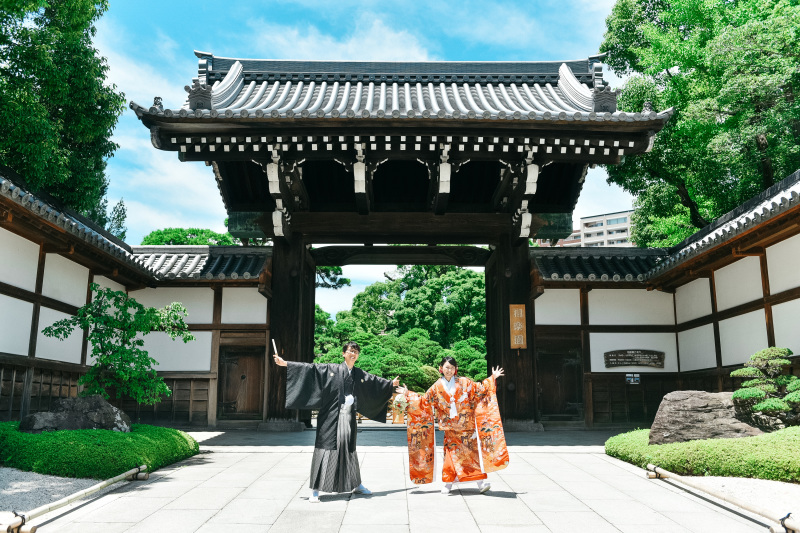 日本庭園に到着！