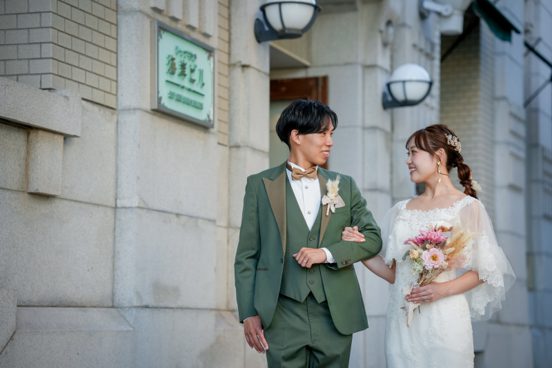 続いて、洋装の撮影へ…