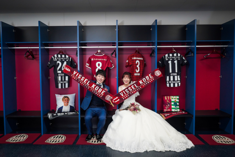 まずはロッカールームでパシャり！