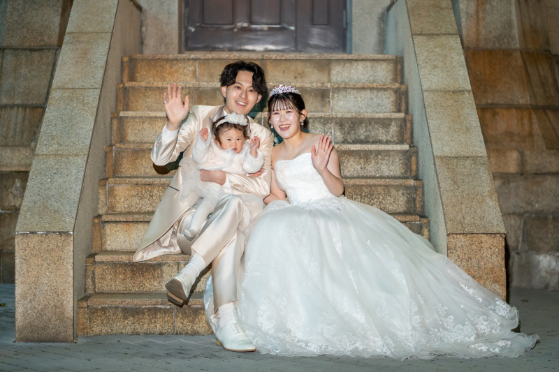 ラストはお子様と３ショット♡