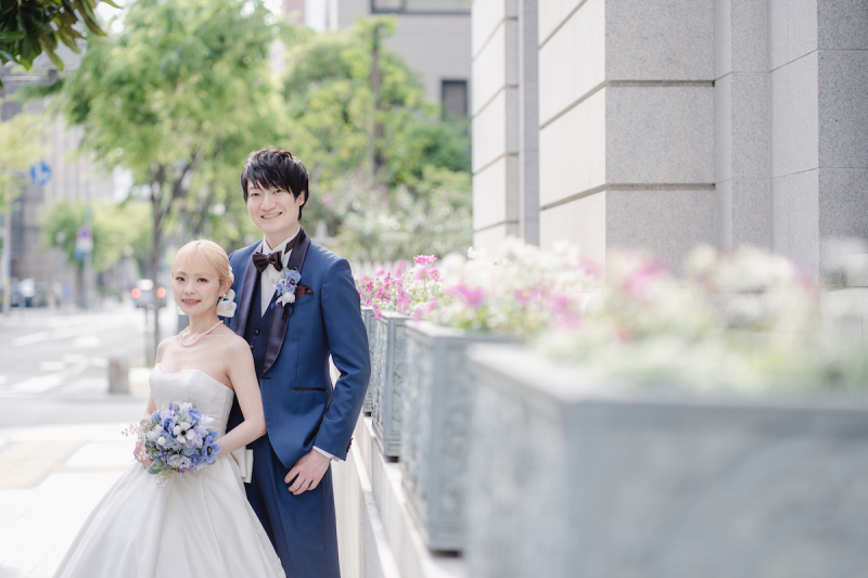お洒落な街中で♡