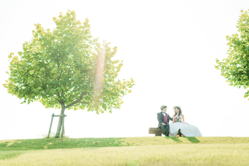 淡路島の丘で。