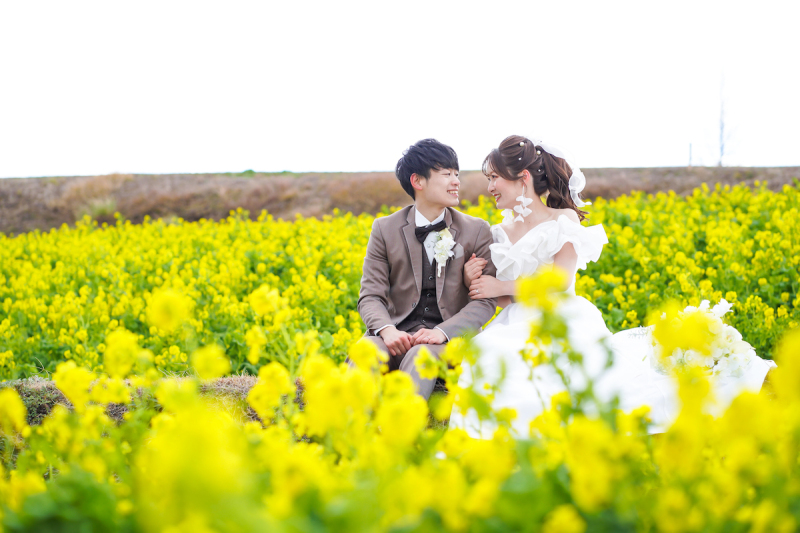 お花に囲まれてかわいい♡