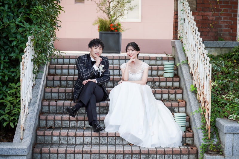階段ショットもお洒落に♡