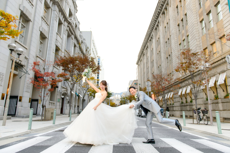 横断歩道で一緒に歩いて。