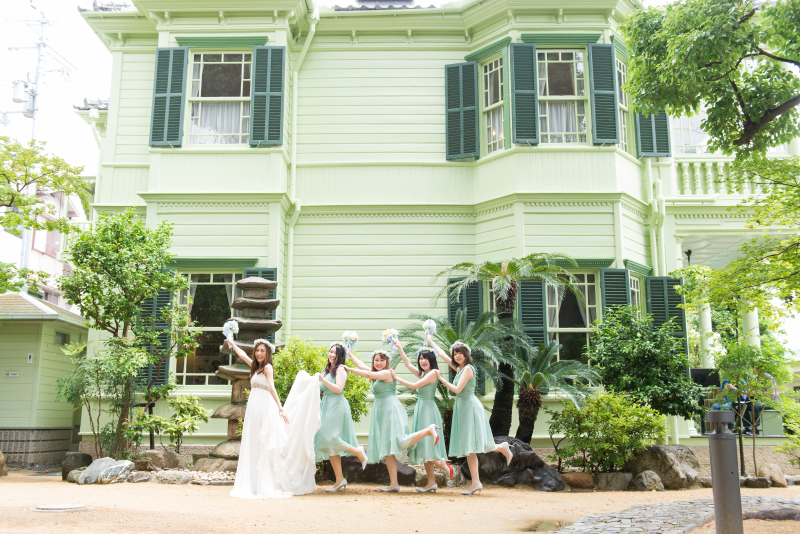 緑が映える撮影スポット