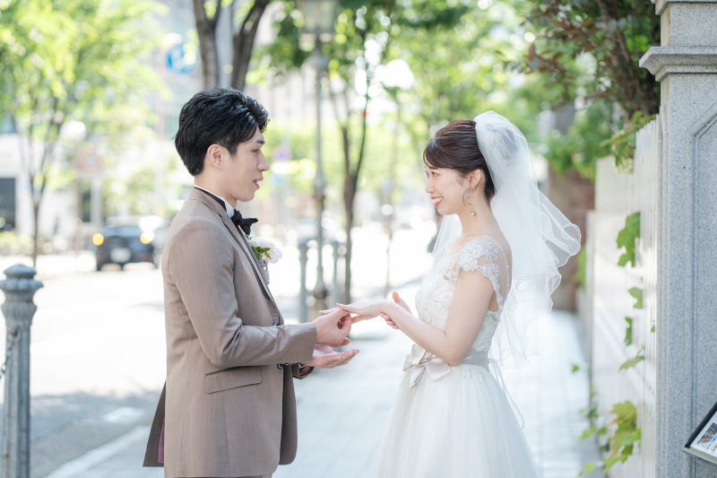 見つめ合って溢れる幸せな雰囲気♡♡