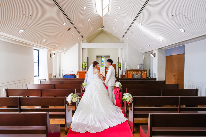 フォトスタジオ ブライズメイド_チャペルで撮影できる