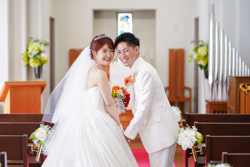 フォトスタジオ ブライズメイド_チャペルで撮影できる