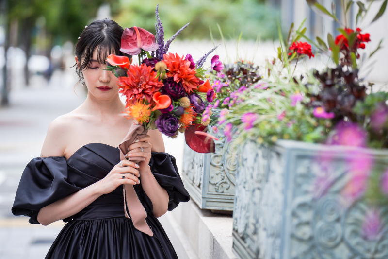 フォトスタジオ　ブライズメイド_衣装の試着ができる