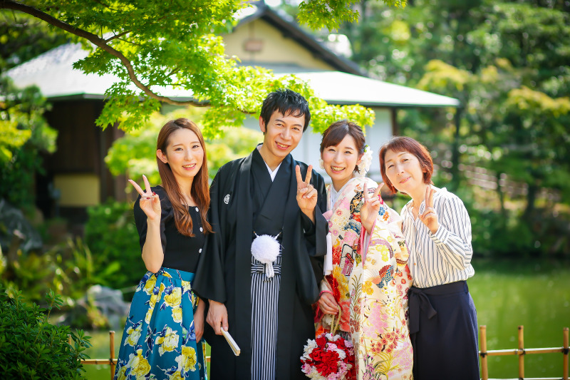 フォトスタジオ ブライズメイド_家族・友人を撮影に呼べる