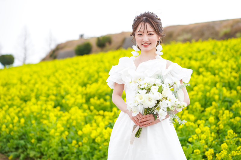 花嫁様に寄り添い、スタイリストがご案内します！