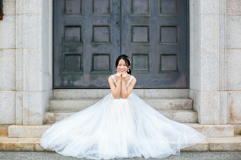 フォトスタジオ　ブライズメイド_衣装の試着ができる