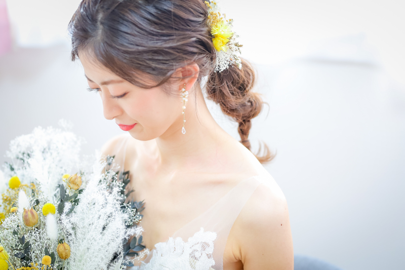 フォトスタジオ　ブライズメイド_衣装の試着ができる