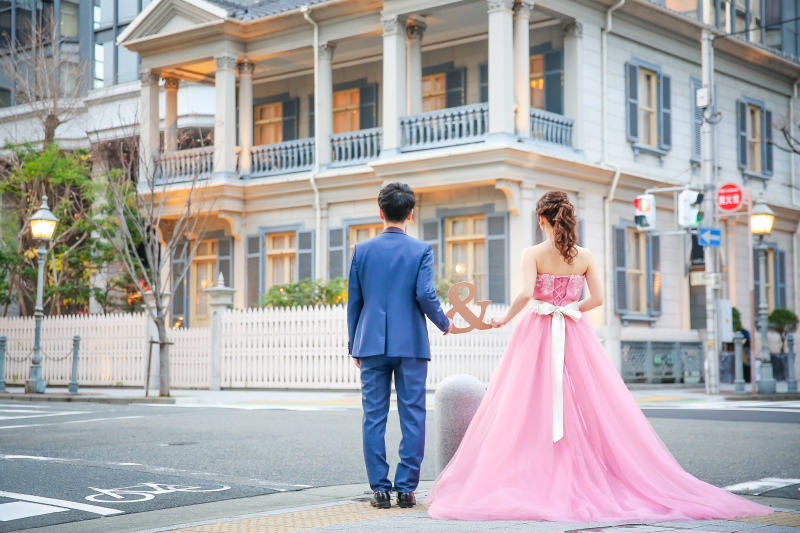ロケーションに合わせてお2人だけのコーディネート♡