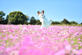 洋装ロケ地代　【あわじ花さじき】　３５０００円　