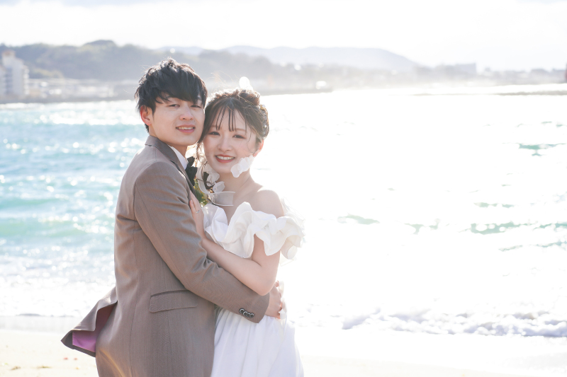 フォトスタジオ　ブライズメイド_海で撮影できる
