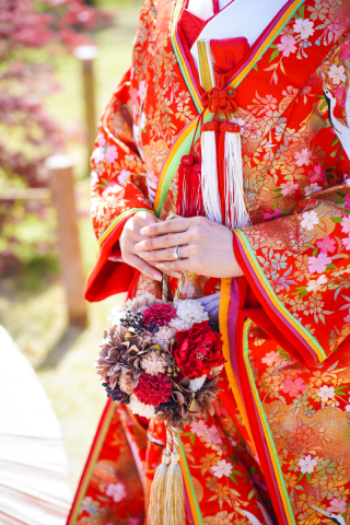 ナチュラルな雰囲気も。自然体なイメージを崩さず、お写真でも映えるように。