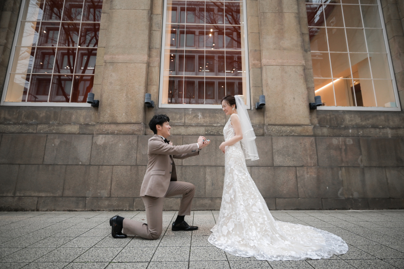 14万円税別【洋装1点★神戸旧居留地で撮影★】ドレス&タキシードで1カ所ロケーションフォト!!