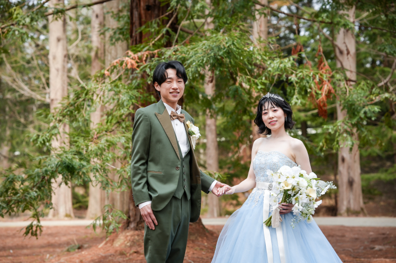 18万円税別【洋洋2点プラン★撮影場所2カ所★】カラー&ホワイトも両方明るい時間に撮影したい方のプラン!