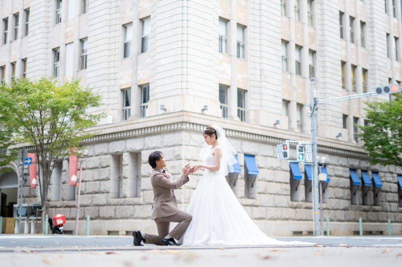 １６万円税別【洋装1点★撮影場所２か所★】神戸を２箇所巡る「居留地」と「ハーバーナイト」☆衣装のアップ料金なし☆