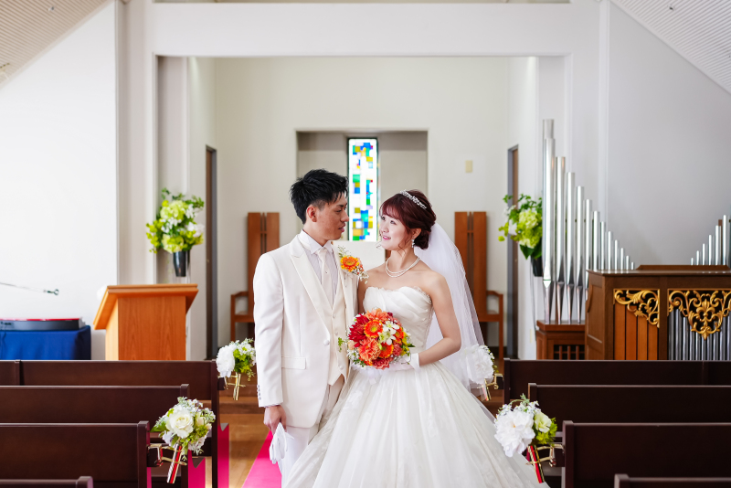４万円割引☆１６万円→１２万円！！夏も快適！！洋装１点で屋内チャペルフォトプラン登場☆ 